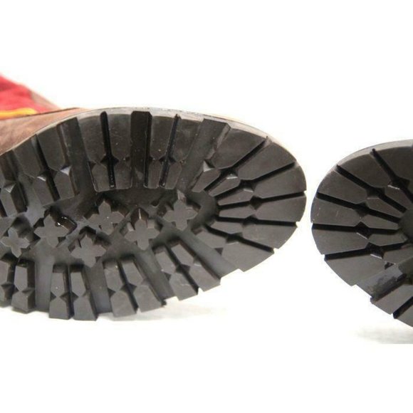 HUNTER henson heeled boots lace up leather sz 8 - Picture 11 of 12